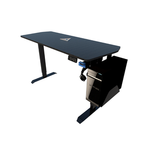 Sunshine Nordic Modern PC Gaming <strong>Desk</strong> with Height Adjustable Office Computer <strong>Desk</strong> Aluminum Surface Eco-Friendly <strong>Shelf</strong> Desktop - Product Image 3