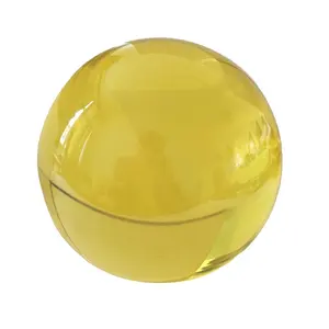 Honor of kristal 40mm bola kristal kuning 40mm bola Fengshui kristal bagian tengah akrilik