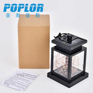 โคมไฟโซลาร์เซลล์ Poplor พร้อมไฟประดับสายสำหรับตกแต่งสวนกลางแจ้ง - Product Image 2