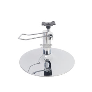Pompe hydraulique réglable en hauteur d'accessoires de chaise de salon de petite taille avec la base ronde de chrome de dia.550mm et <span class=keywords><strong>le</strong></span> mécanisme carré de <span class=keywords><strong>chaie</strong></span> - Product Image 1