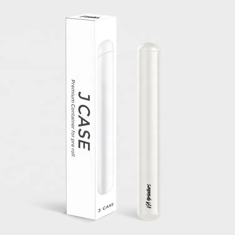 Vagrinders High Quality Aluminum J Case, Airtight Plastic J Tube cigarette tubes, gift packaging box