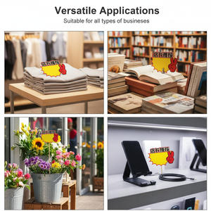 XL-Wholesale 18x14cm Popular Price Tags, Supermarket Promotional Cards, Star-Shaped Blank Paper, Retail Store Price Tags - Product Image 4