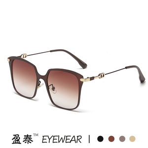 Eyewear Square Sunglasses <b>Pink</b> Metal <b>Frame</b> UV400 Unisex Fashion - Product Image 5