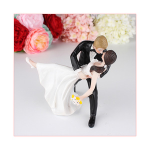 Mariée et marié <span class=keywords><strong>personnes</strong></span> noires danse Tango gâteau Topper Couple noir décoration de gâteau de mariage Figurines de marié - Product Image 6