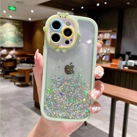 Coque arrière en acrylique liquide pour téléphone portable, accessoires pour iPhone 11 12 13 14 15 16 17 Pro Max, fabriquée en Chine