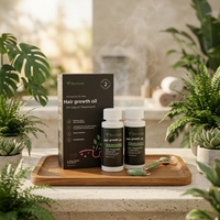 Meilleure Huile Capillaire Personnalisée 60ml à Base de Plantes pour une Croissance Rapide, Sérum Nourrissant et Réparateur pour Cheveux Secs Hommes et Femmes, Traitement Naturel à Domicile