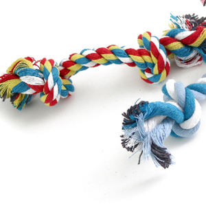 Juguete de Cuerda de Algodón de Doble Nudo Yommy, Material de Algodón Resistente, 33 cm, para Perros, Juego para Mascotas - Product Image 4