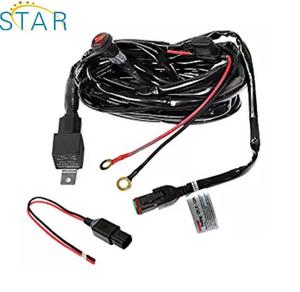 带柔性开关开/关引线2的DT线束套件，用于LED灯条越野汽车线束 - Product Image 4