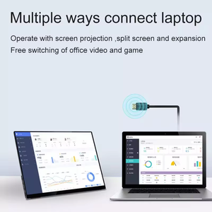 Layar sentuh PC 13.3 inci, ultra-tipis 1080p Full HD PC layar sentuh, Laptop, kantor game, layar LCD portabel Anti cahaya biru - Product Image 6
