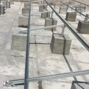 Installation solaire <span class=keywords><strong>sur</strong></span> <span class=keywords><strong>toit</strong></span> en béton - Installation de <span class=keywords><strong>panneaux</strong></span> photovoltaïques <span class=keywords><strong>sur</strong></span> <span class=keywords><strong>toit</strong></span> <span class=keywords><strong>plat</strong></span> - Système d'installation - Product Image 1