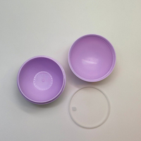 50/80gr gros bocaux en plastique plastique boules vis ouvertes boules en plastique creuses capsule conteneur petit contenu vide