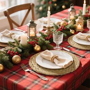 Manteles individuales tejidos de ratán, bases para platos de ratán, manteles individuales de junco marino, manteles individuales redondos de ratán, bases para platos redondas de ratán - Product Image 6