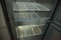 Réfrigérateur commercial à quatre portes, refroidi par air, 400 L, pour restaurant