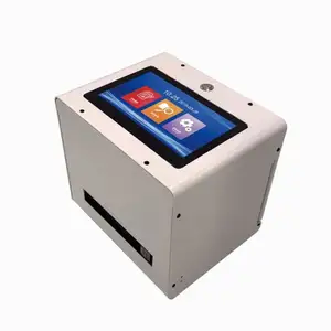 Touch Screen Static Desktop Inkjet Printer For Variable Data Qr Code Metal Food Package Beverage