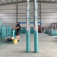 Pompe à eau submersible durable et fiable en fonte de 8 pouces, 10m³/h, hauteur de refoulement 70m, 5,5kW, 380V, pour puits profond et alimentation en eau industrielle