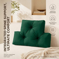 Oreiller ergonomique en mousse à mémoire de forme OEM ODM pour le soutien du dos et de la taille, idéal pour la maison, le salon, le bureau, et comme oreiller de lecture personnalisé pour le soutien lombaire.