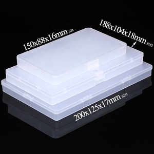 SUNSHING <span class=keywords><strong>Plastic</strong></span> Mini <span class=keywords><strong>Plastic</strong></span> Bakjes Met Deksels Kleine Spullen Lege Doos Mini Naai-busje Kantoorartikelen Opbergdoosje - Product Image 3