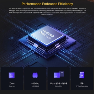 Nouveauté <span class=keywords><strong>DOOGEE</strong></span> <span class=keywords><strong>S41</strong></span> Téléphone robuste 3GB+16GB 6300mAh Téléphones mobiles 4G Smartphones Android - Product Image 5