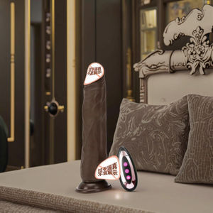 Sıcak satış kadın teleskopik vibratör Realistic tor gerçekçi klitoris yapay penis uzaktan kumanda sıvı silikon streç seks oyuncakları - Product Image 1