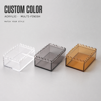 Boîte de rangement en acrylique pour tuiles de mahjong, vente en gros et personnalisation en usine, ensemble complet de mahjong avec étui de rangement pour collection de jeux