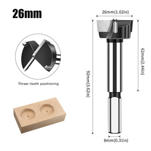 High-Strength Carbide Flat Wing Drill <strong>Bits</strong> Pro-Grade Triangular Shank Wood Boring <strong>Tools</strong> - Product Image 2