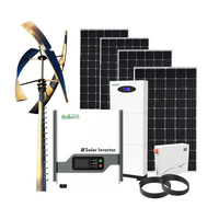 Système d'énergie solaire 5KW Turbine éolienne avec panneau solaire pour système éolien à usage domestique