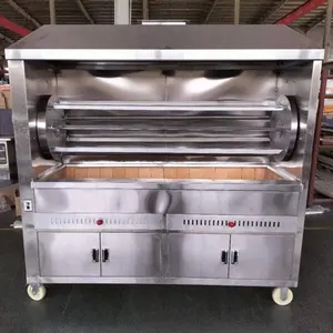 Mesin pemanggang arang panggang oven ayam pabrikan Cina