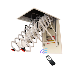 <span class=keywords><strong>Escalier</strong></span> escamotable mural intérieur et extérieur pour villa, manuel, pliable, invisible, extensible, escabeau élévateur - Product Image 5