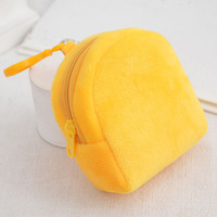 En gros, Mini sac à dos en peluche, porte-clés pendentif, couleur bonbon, mignon, pour filles et femmes, pochette à monnaie, portefeuille, porte-cartes d'identité, cadeau
