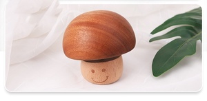 Caja Musical de Madera Vintage en Oferta, Caja Musical Pequeña y Linda con Forma de Hongo, Regalos para Niños - Product Image 4
