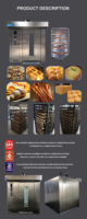 Machines à four rotatif pour en-cas pour les usines alimentaires Équipements de boulangerie Prix de gros Four à pâtisserie pour la cuisson du pain Four à gaz