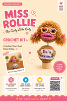Kit de crochet abeille pour le soutien émotionnel DIY, kit de crochet pour poupée animale, tutoriel vidéo créatif étape par étape, pour adultes