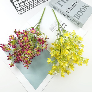 Artificial <strong>Daphne</strong> Babys Breath Bouquet Cross-Border Bestseller Silk Colorful Tiny Blossoms Home Decor Handmade Wedding - Product Image 5
