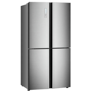 360L Large Capacity French 4 Door <b>Refrigerator</b>, Home Commercial Luxury Black Silver Glass <b>Refrigerator</b> - Product Image 5