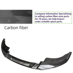 Pour Série 4 G22 Coupé G23, lèvre avant en fibre de carbone style 3D, 2020-2025 - Product Image 5