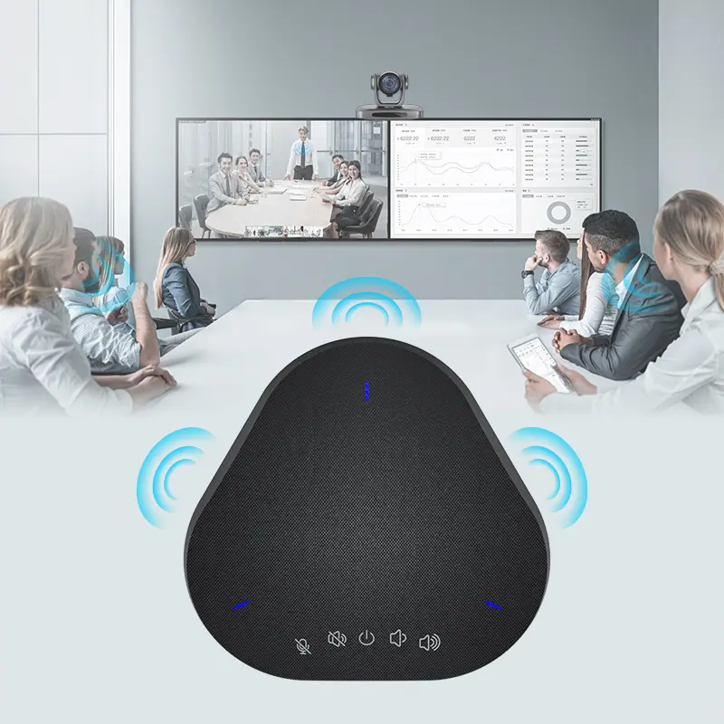 Video Conferencing System Meeting Room Solution Video Conference Equipment Speakerphone Usb Conference Speaker Microphone