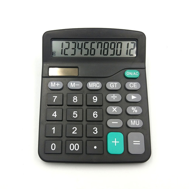 Custom logo Desktop Large Screen Calculator Finance Office 12-bit Calculator