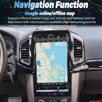 Reproductor Multimedia de Video para Auto de 13.6 Pulgadas para Chevrolet Captiva 2013 2014 - 2017, Navegación GPS, Receptor Estéreo, GPS, Carplay, Android