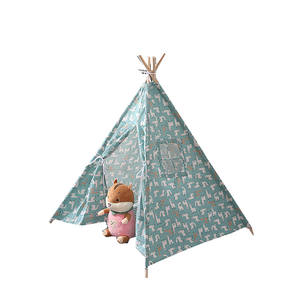 Maison de jeu féerique pour filles, tente extérieure en bois pour enfants, matériel écologique, tentes de plage pour bébés à vendre - Product Image 1
