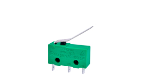 Microinterruptor 5A 125/250V CA SPDT 1NO 1NC con palanca de rodillo de bisagra metálica, tipo botón de acción rápida, 3 pines - Product Image 6