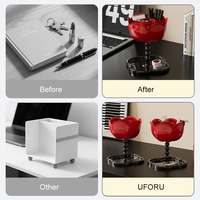 UFORU Étagère multifonctionnelle en plastique pour clés, courrier, organisation de bureau, entrée, salon, rangement domestique