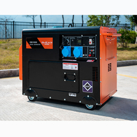 Générateur diesel silencieux portable VG 1/3 phase 220v/380v mini pour usage domestique, insonorisé, 3kw 5kva 6kw 7kva 8kva
