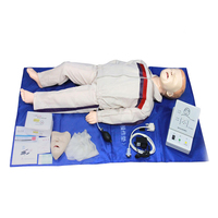 Maniquí de Entrenamiento de Primeros Auxilios para RCP Infantil, Compresiones Torácicas y Respiración Artificial
