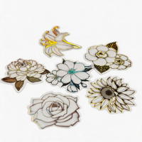 Rouleaux et feuilles d'autocollants en PET écologiques imperméables en gros, motifs fleurs de dessin animé, pour impression UV personnalisée et décoration DIY