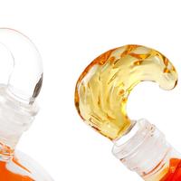 Decantador de whisky de animales de nuevo diseño personalizado, botella de licor de vidrio con forma de perro vacía personalizada única