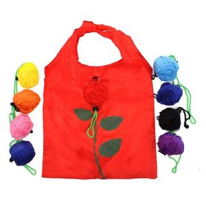 Hot Selling Foldable Rose Eco Friendly <b>Bag</b>, Promotional <b>Gift</b> Tote <b>Bag</b>, Shopping Handbag - Product Image 1