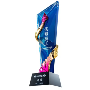Trophée en cristal personnalisé gravé au laser ou imprimé par UV, thème sportif, souvenir, cadeau, trophée en cristal - Product Image 5