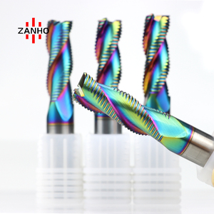 <span class=keywords><strong>Fresa</strong></span> <span class=keywords><strong>per</strong></span> sgrossatura ZANHO DLC a 3 taglienti, 35° di elica, in carburo di tungsteno HRC55 <span class=keywords><strong>per</strong></span> alluminio, rame, <span class=keywords><strong>plastica</strong></span>, CNC, ODM, OEM - Product Image 5