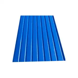 Factory Supply 1000*1250 0.3mm Color Coated Corrugated Board Iron Board Used In Construction