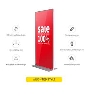 Kệ Trưng Bày Kiểu Cửa Hiệu Quả Mẫu Mới 80X180 Bảng KT Hai Mặt Chống Gió, Hộp Đèn Quảng Cáo, Kệ Đứng Đặt Trên Sàn - Product Image 6